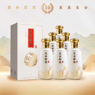 支云酒拾光贵州酱香型53度高度白酒纯粮食酒水整箱送礼