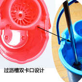 家用加厚手压拖把桶塑料拖把桶旋转挤水桶带滑轮墩布拖清洗甩干桶