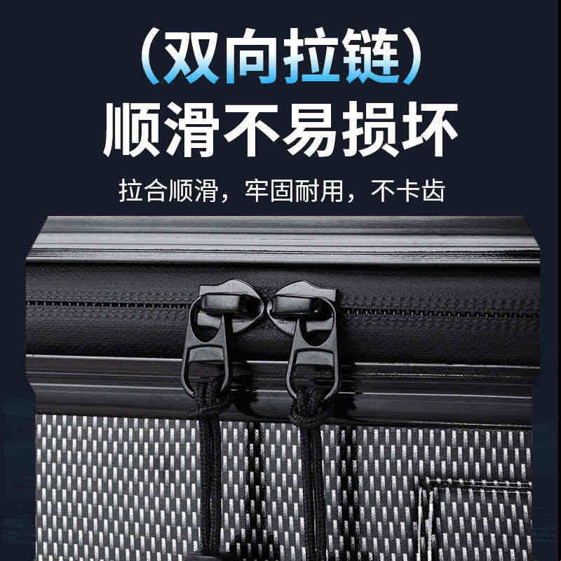钓鱼配件收纳盒新款碳素纹硬壳大容量鱼漂盒多功能浮漂盒收纳盒图片