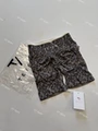 Dark Gray Leopard Short