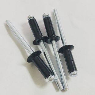 黑色沉头抽芯铆钉平头拉钉国标装 潢铁芯拉丁合页铝铆钉拉铆丁 包邮