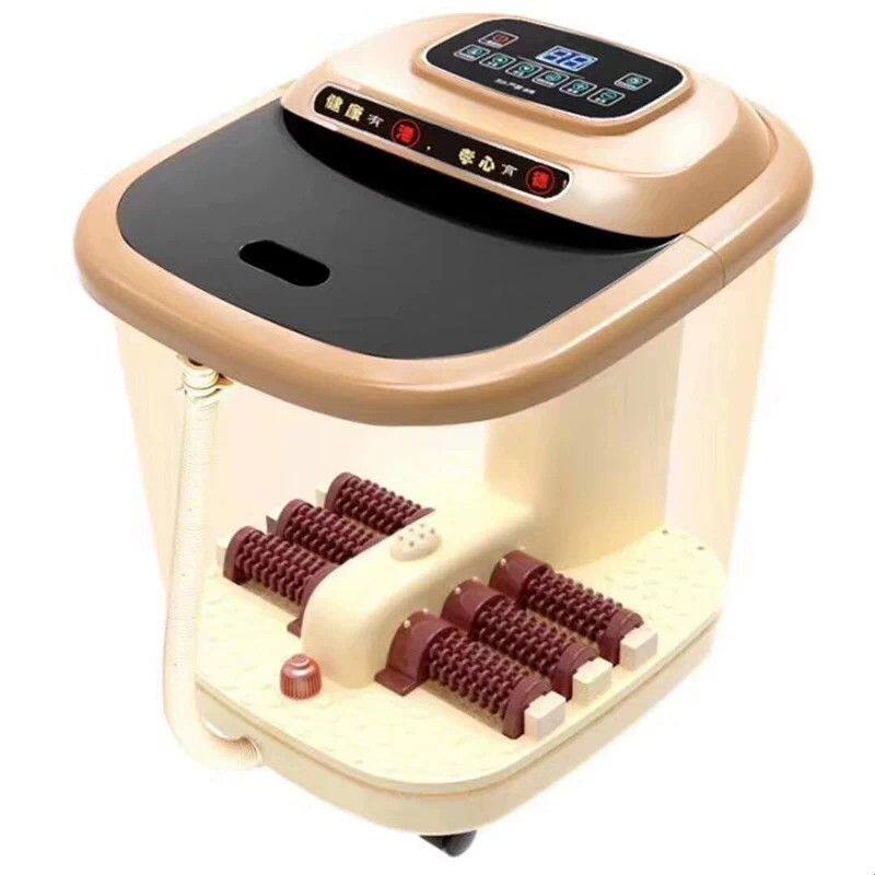 家用高深桶泡脚桶足浴器熏蒸过小腿自动足疗机洗脚盆恒温调节按摩