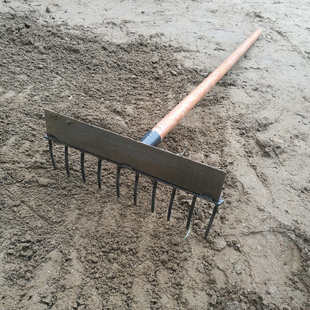 两用十齿钉耙 园林平地耙 农用松土耙子长柄焊接耙农具工具耙子