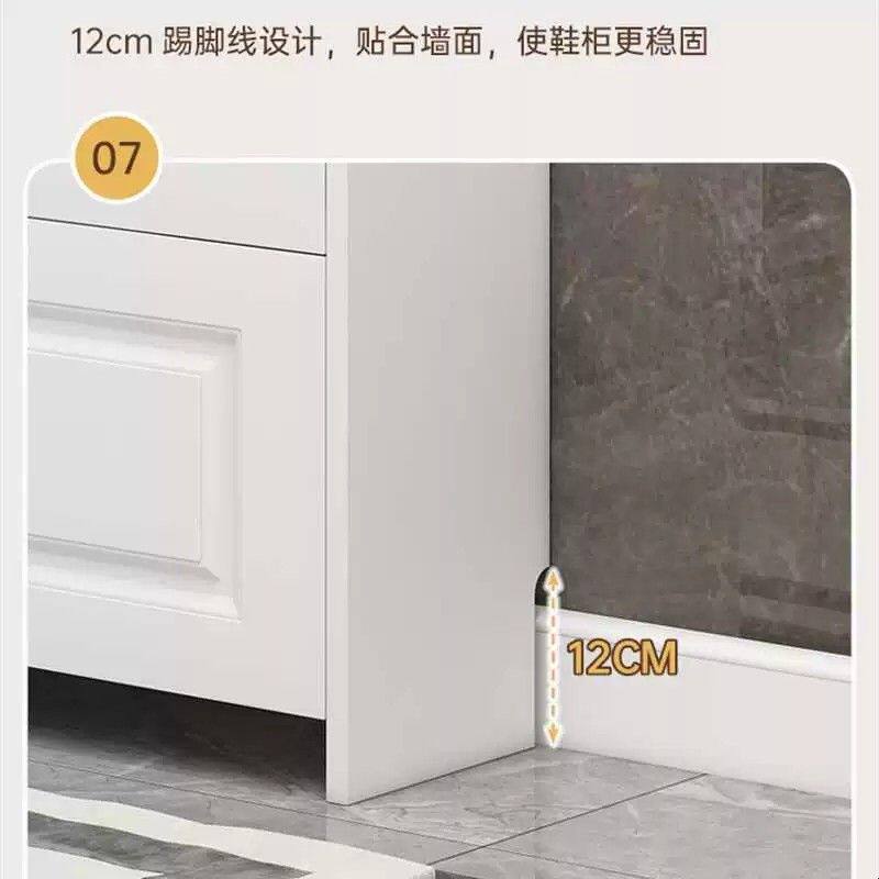 实木超薄窄款入户进门口带抽屉翻斗鞋柜大容量门外鞋架玄关柜家用
