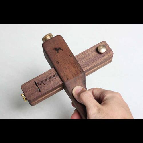 [动手网]革集Geji leather手工皮带裁条器 安全皮革开条裁条工具