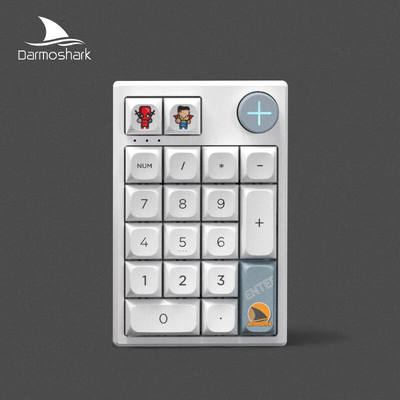 Darmoshark达摩鲨K3PRO三模无线小键盘蓝牙2.4G19键机械数字键盘R