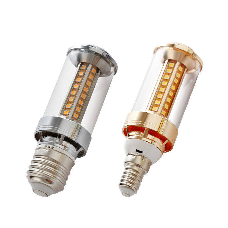雷喜led灯泡e14e27螺口超亮不频闪白光暖光玉米灯高亮节能灯光源E