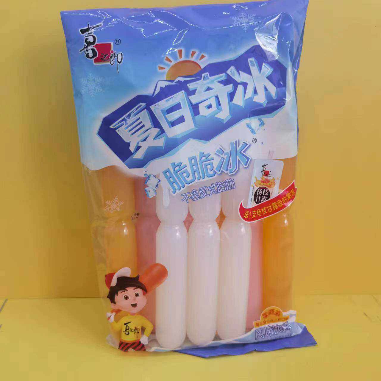 休闲零食很忙喜之郎夏日奇冰脆脆冰棒棒冰家庭装【全店满39元包邮