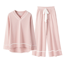 简约住院产后产妇十哺乳11喂奶 月子服10月份纯棉孕妇睡衣春秋冬季