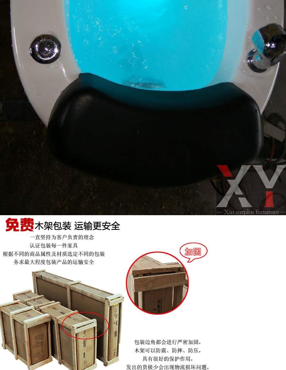 Chân móng chân lướt móng tay chăm sóc sức khỏe đồ nội thất chăm sóc điện chân rửa kính tròn bằng thép acrylic ngâm chân - Phòng tắm hơi / Foot Bath / Thể hình giường nằm massage