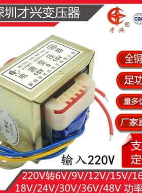 5W10W15W20W30W50W80W100W电源变压器220V转AC9V12V15V18V24V音响