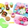 House Dessert Fruit Cuts Simulation Food Birthday Cake Set Children Cookies Donut Đồ chơi - Đồ chơi gia đình búp bê baby