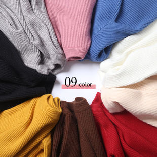 小中童女童圆领内搭毛线衫 儿童纯色毛衣打底衫 秋冬男童圆领针织衫