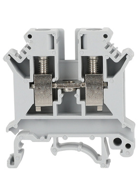 UK6N接线端子威客6mm平方电压导轨式快速连接纯铜阻燃型50片一盒