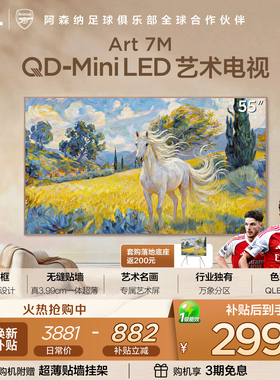 TCL艺术电视 55Art 7M QD-Mini LED 壁纸电视