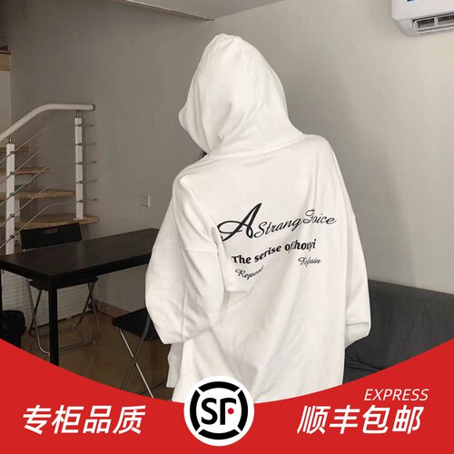 INXINRN爱心印花连帽卫衣