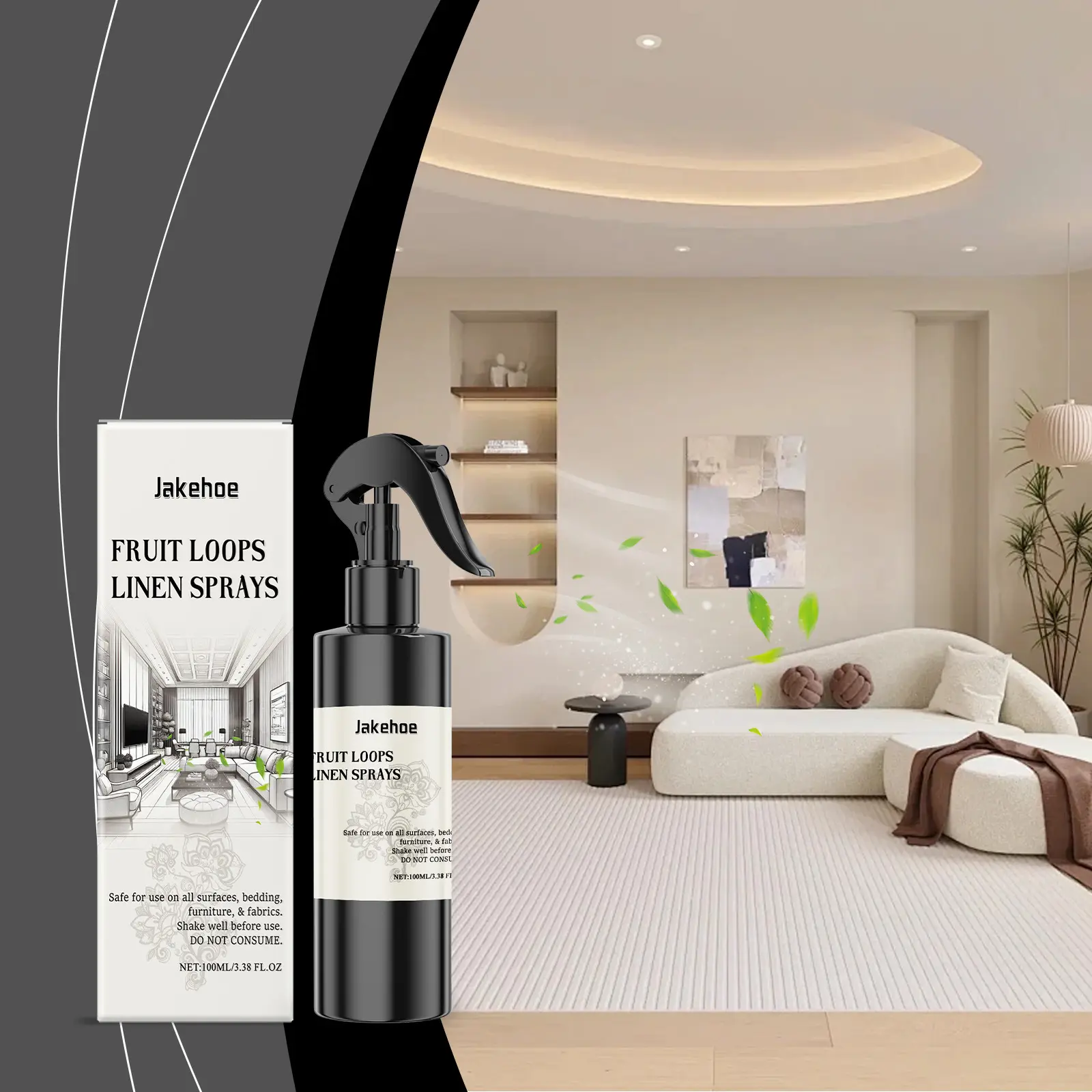 香氛亚麻喷雾家用轻盈空气清新