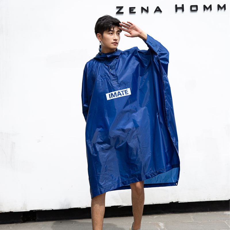 单人连体电动车雨衣长装骑行多合一雨衣成人雨衣旅游登山徒步