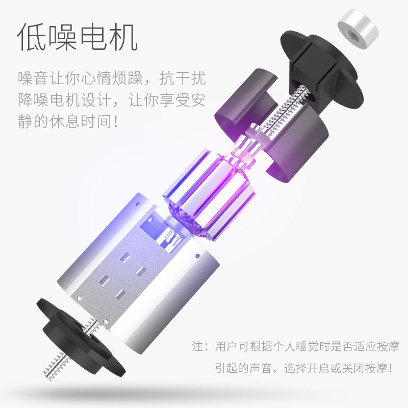 充电款颈椎按摩器 多功能脖子加热敷脊肩椎护颈仪U型按摩器护颈仪