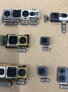 适用于三星S10 5g拆机G975前置摄像头虹膜识别器G970后置双摄像头