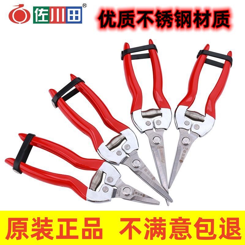 佐川田疏花剪修花枝剪柑橘桔子蔬果采摘摘果剪刀采果剪葡萄稀果剪