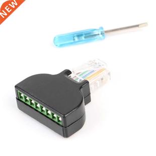 Connector Ethernet Male Terminal Female Screw RJ45 Pin