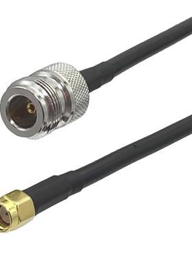 1Pcs RG58 N Female Jack to RP-SMA Male Jack Connector RF Coa