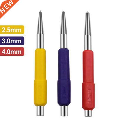 3Pcs Sample Punching Set Non-Slip Center Pin Punch Set Metal