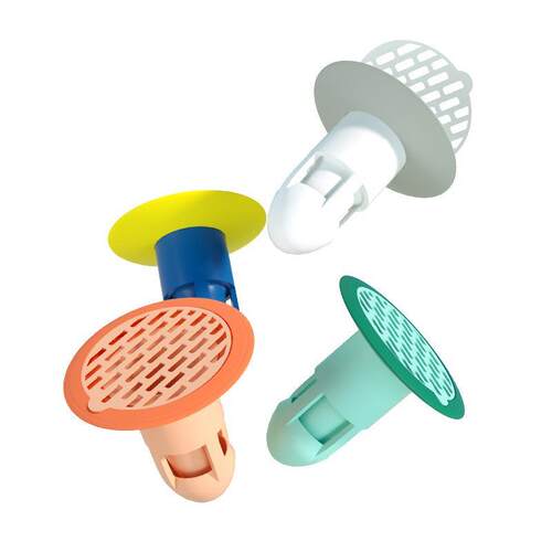 Large Displacement Kitchen Bathroom Water Drain Filter Floor