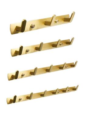 Gd Brushed Hat Hanger Wall Mounted Robe Hder Home Multi-