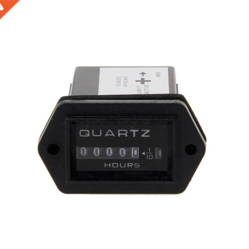 DC 12V-36V 0.3W Generator Sealed Hour Meter Counter 适用于 B