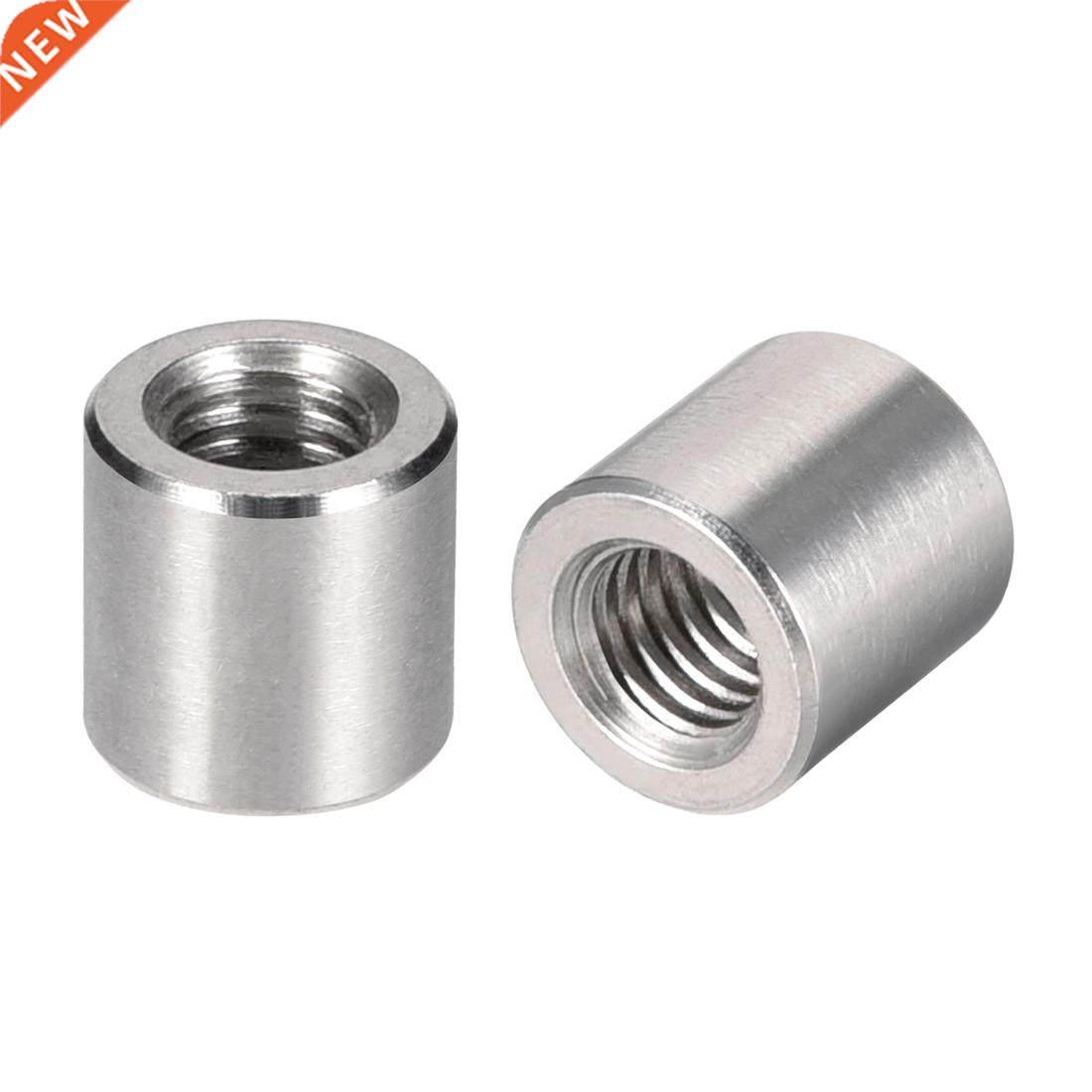 Round Connector Nuts, M6x10mm Sleeve Rod bar Stud Nut Stanl