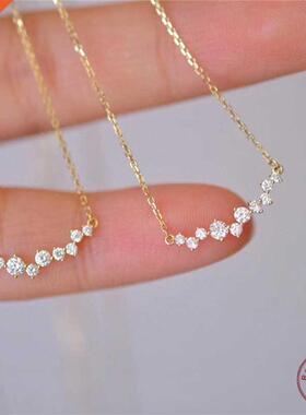 925 Sterlng Slver Korean Verson Smple Pavé Crystal Sm