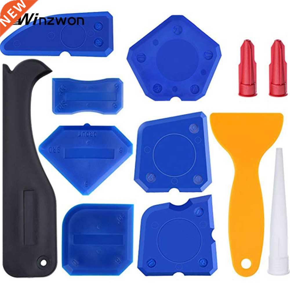 12PCS/Set Caulking Tool Kit Caulk Finishing Joint Sealant Si