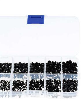 250PCS-500PCS/Box M2 M2.5 M3 KM Screw Flat Head Phillips Scr