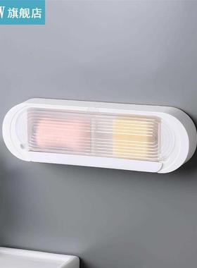 Flip Lid Soap Box Wall Mounted Soap Holder Quick Draining Sh