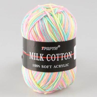 1Pc=50g Baby Milk Cotton Yarn Crochet Yarn Knitting Wool Ya