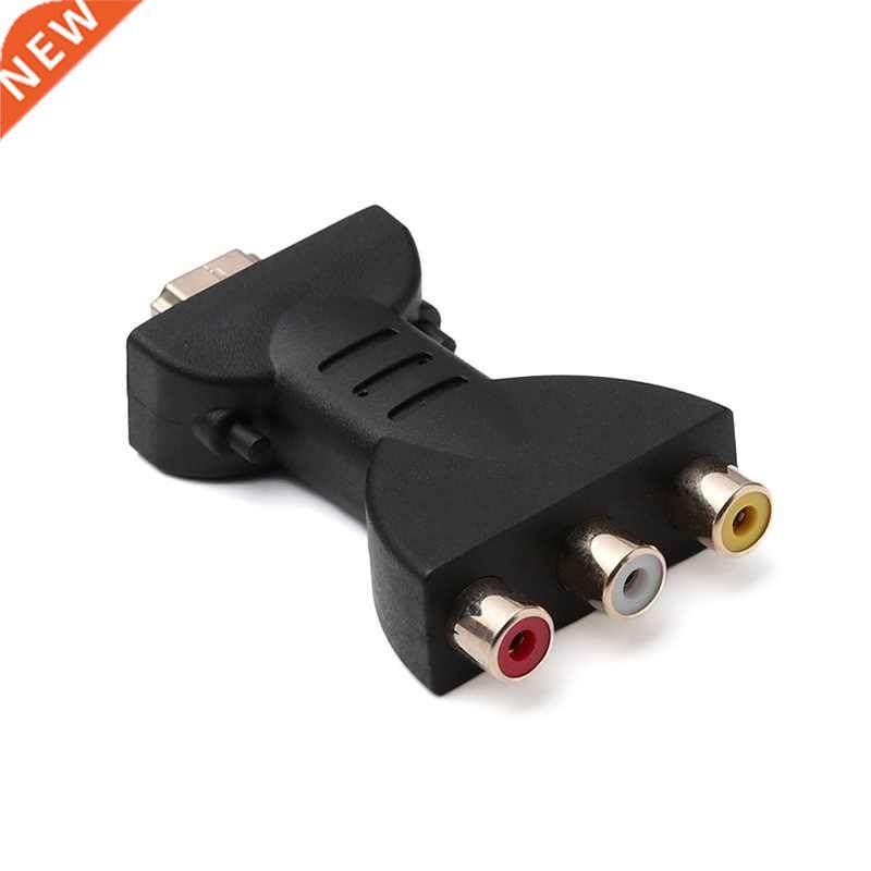 AV Digital Signal 1080p HDMI To VGA Adapter Male To 3 RCA V