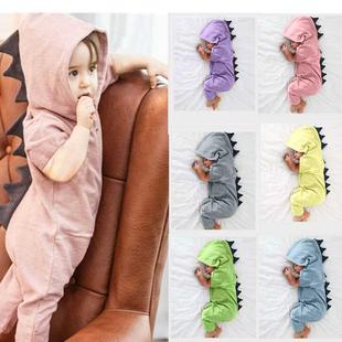 Baby clothes Hooded Dinosaur Jumpsuit Baby clothes Newborn I