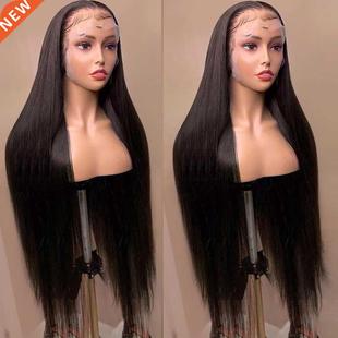 13x6 Straight HD Lace Frontal Human Hair Wigs Brazilian Tran
