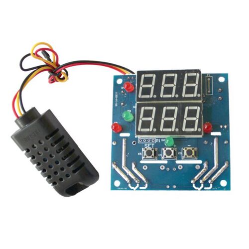 12V ligent Temperature Humidity Controller Relay AC/DC Adjus
