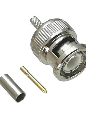 1Pcs Connector BNC Male plug Crimp For RG316 RG174 LMR100 Ca