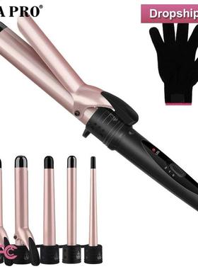 Curling Iron 5 in 1 Hair Curler Curling Wand Set 0.3 to 1.2