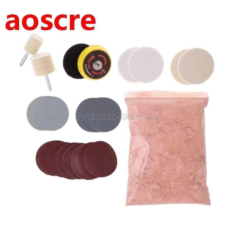 4 Pcs Deep Scratch Remover Car Glass Pishing Kit 8 OZ Cer