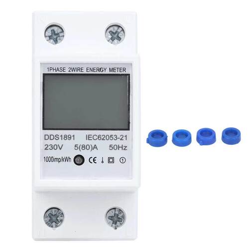 Rail Energy Meter High Accuracy Large Screen Multifunction N