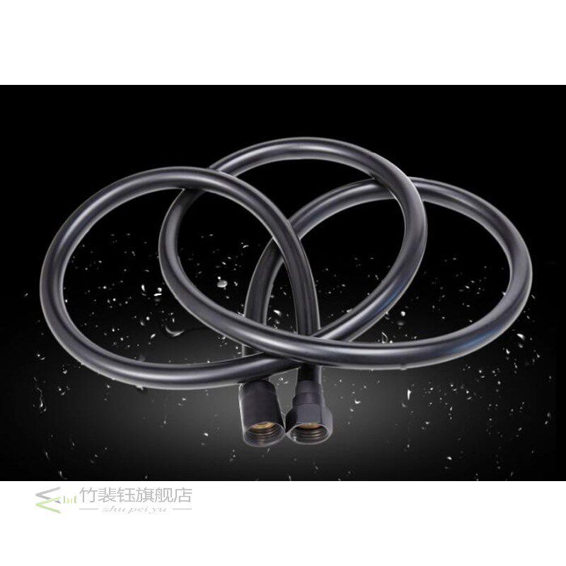 1.5m PVC Flexible Hose black color shower pipe Bath room sho图片