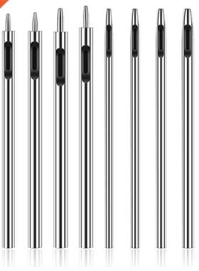 10 Pcs Leather Hole Punch Cutter 0.5mm-5mm Hollow Punch Set