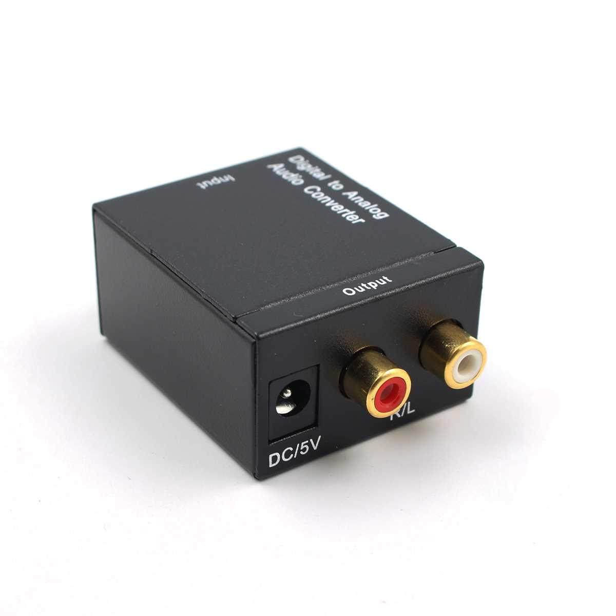 Digital to Analog Audio Converter Adapter Coaxial Toslink Au