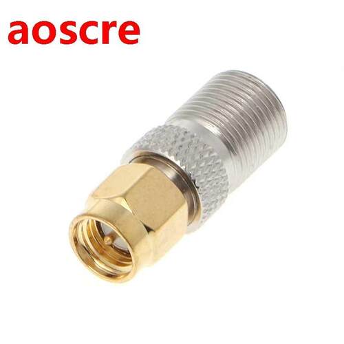 SMA Female To Type F Female Plug Straight RF Coaxial Adapter