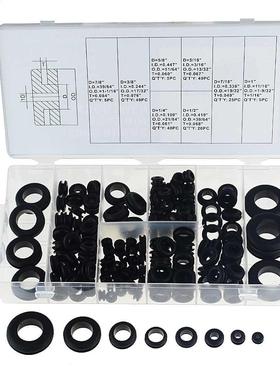 180PCS/BOX 1in -7/8in Rubber Grommets 8 Popular Sizes Retain